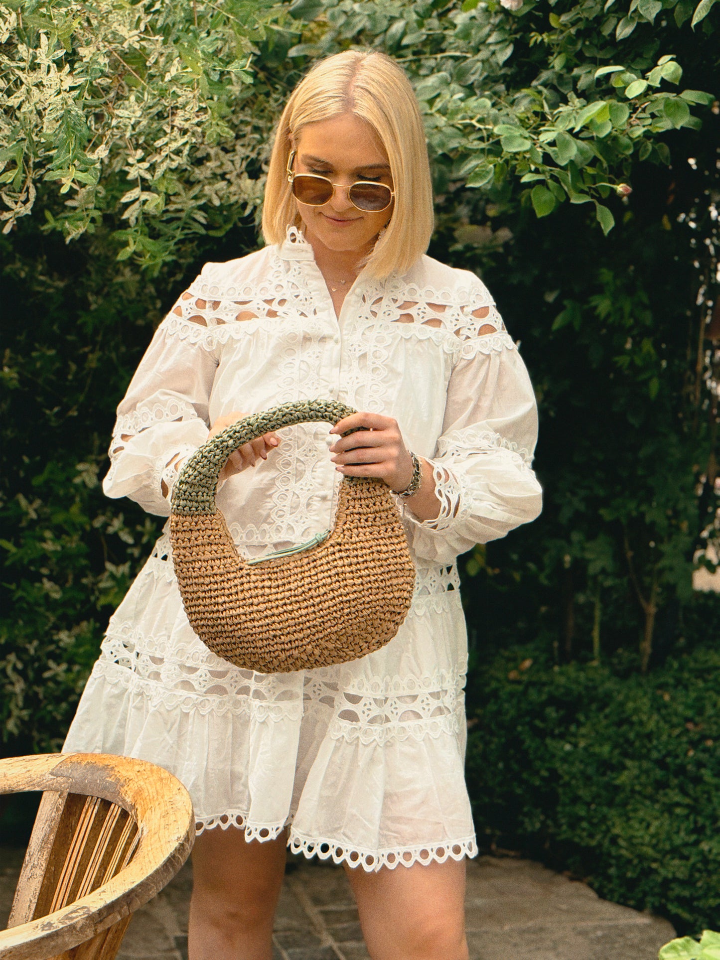 Straw Shoulder Bag
