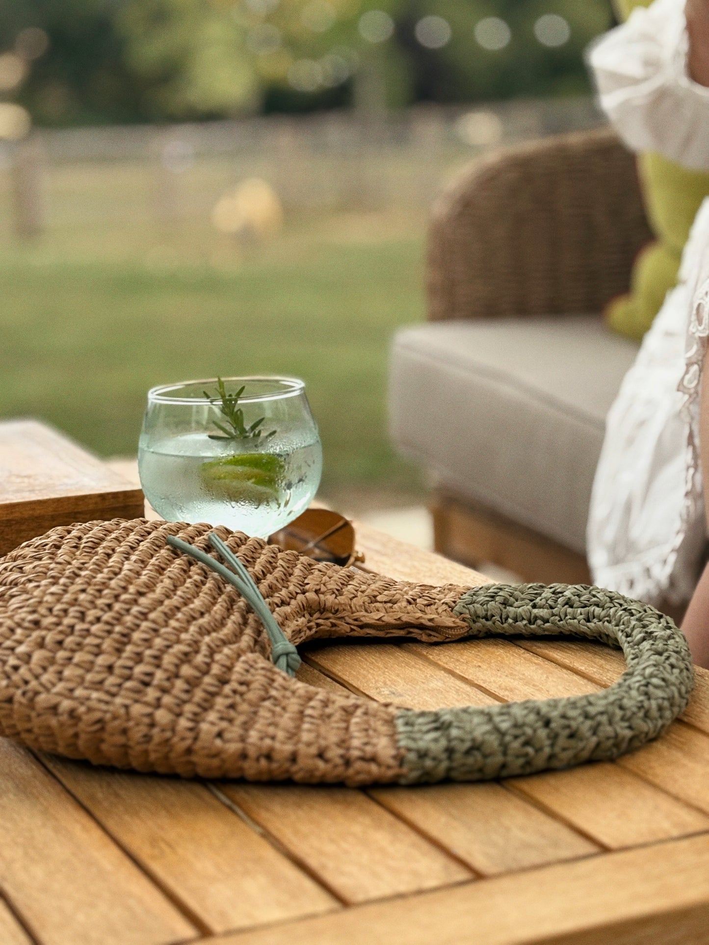 Straw Shoulder Bag
