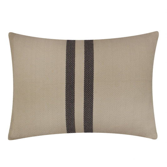 Benton cotton double stripe cushion