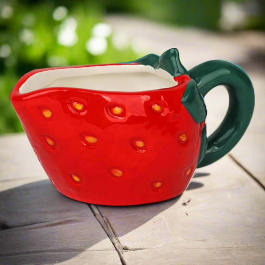 Strawberry Ceramic Small Jug
