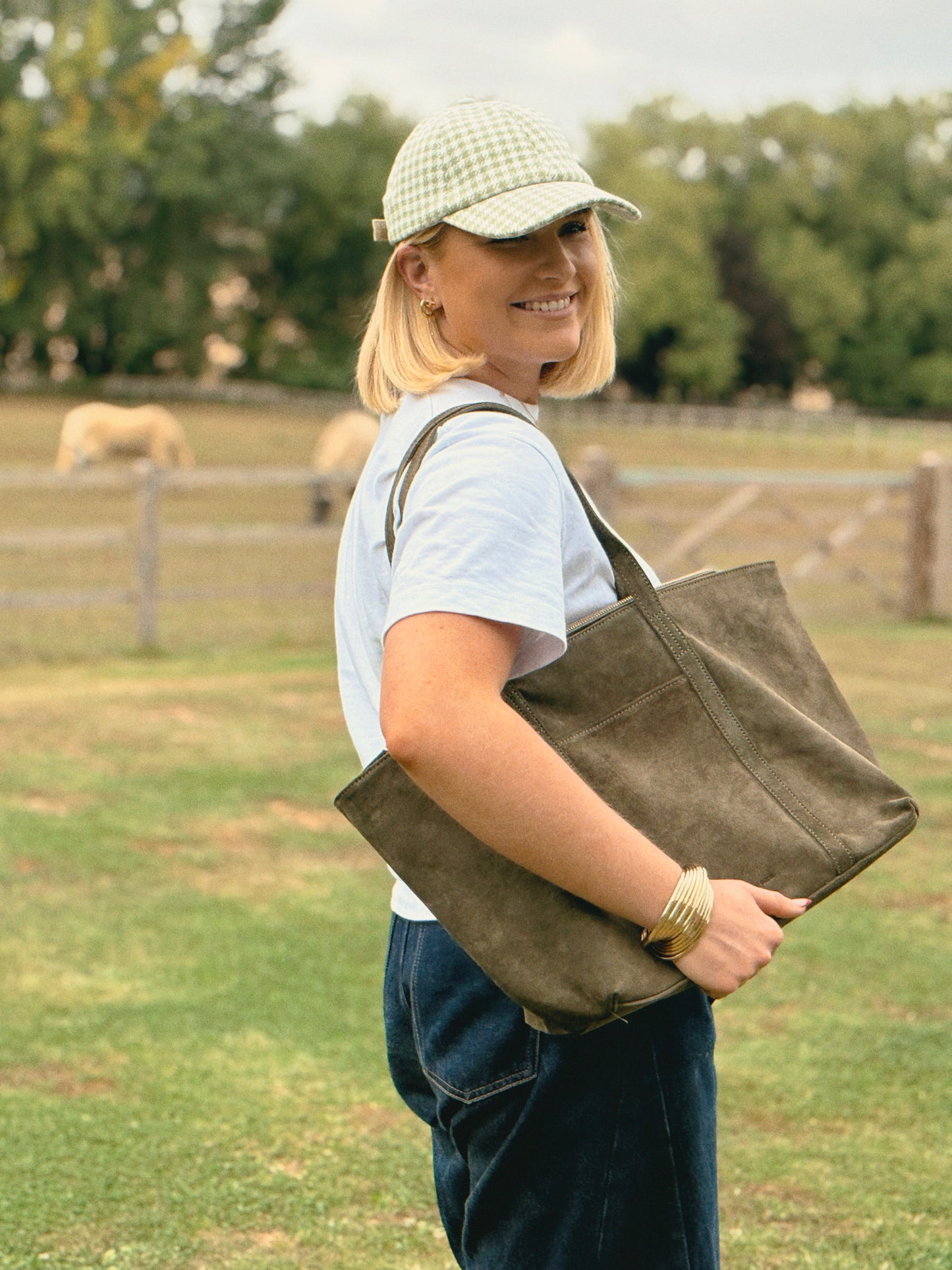 Sophia Suede Bag