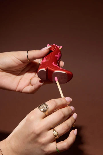 Nashville Ceramic Western Boot Match Holder