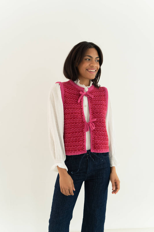 Elena Pink Vest