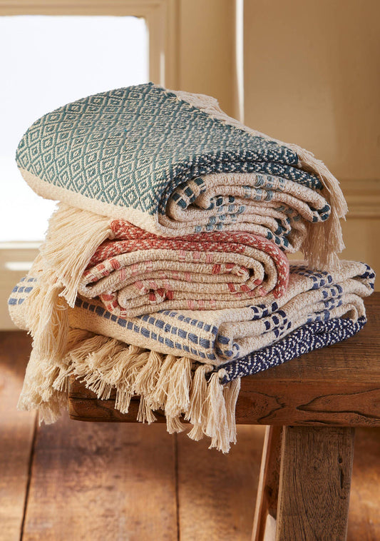 Taara Recycled Cotton Throw