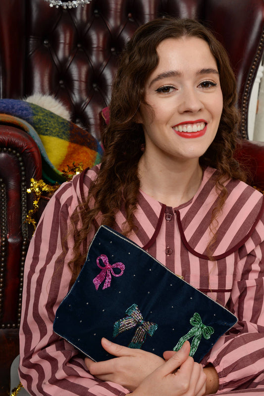 MULTI BOW LARGE POUCH