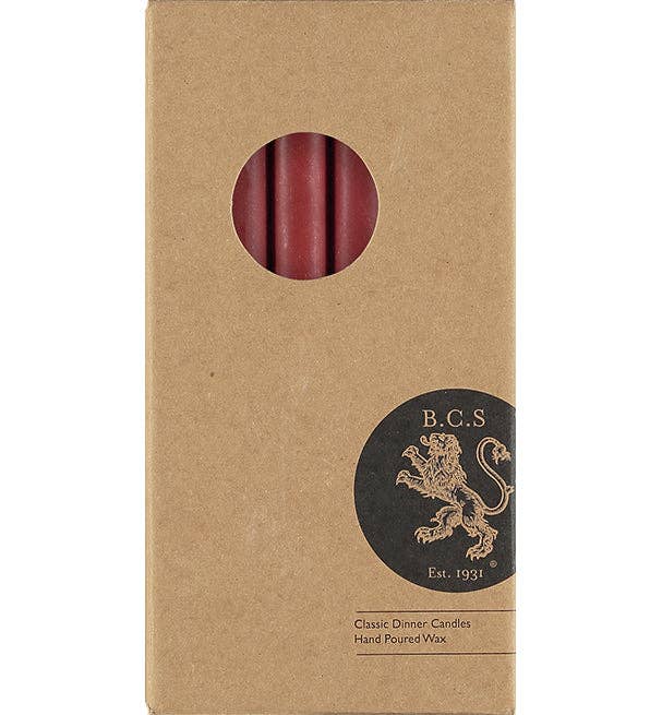 Guardsman Red Eco Dinner Candles, 6 per pack