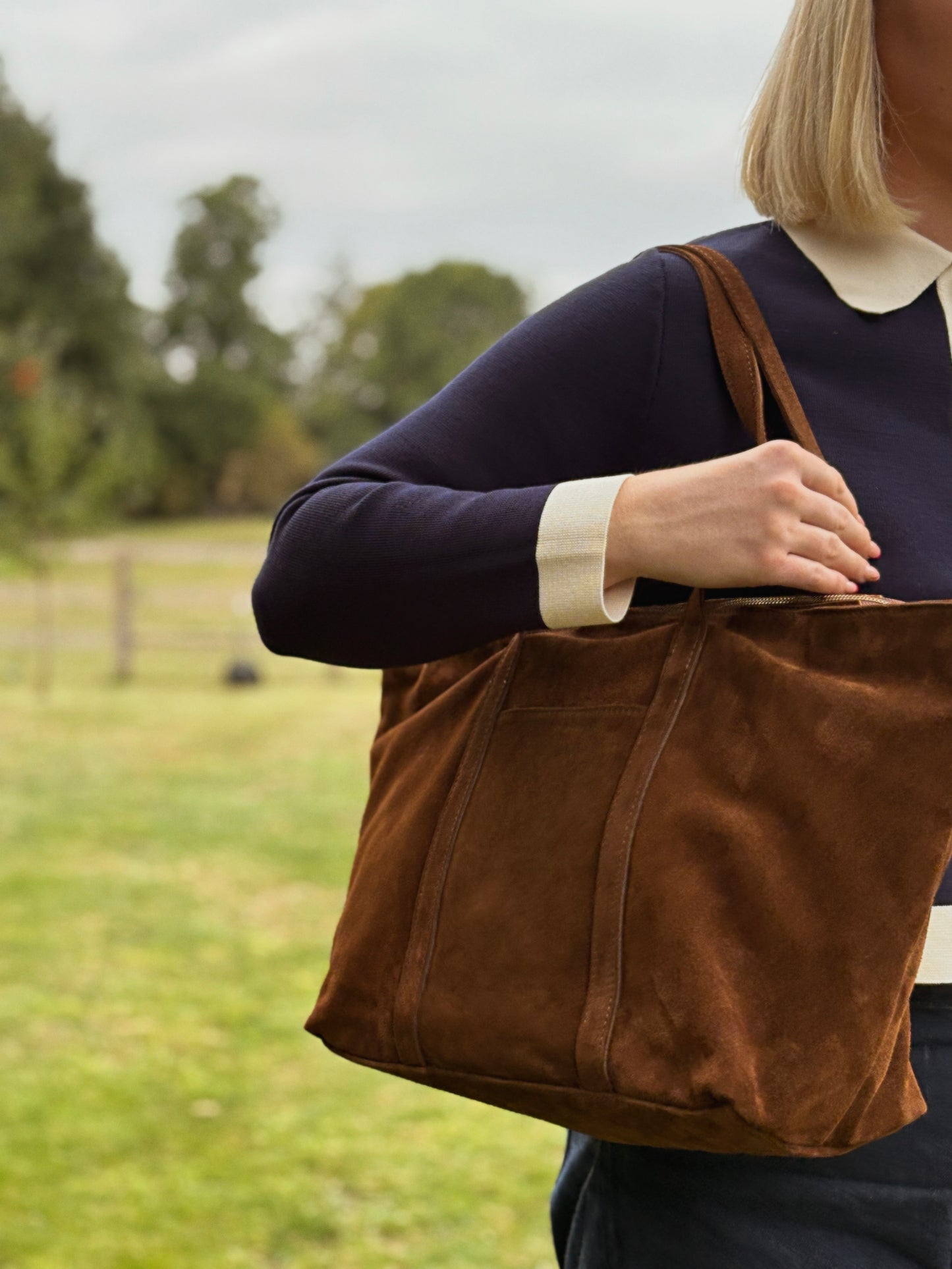 Sophia Suede Bag