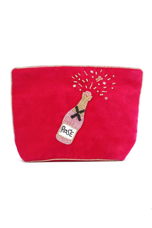 PINK ROSE MEDIUM POUCH