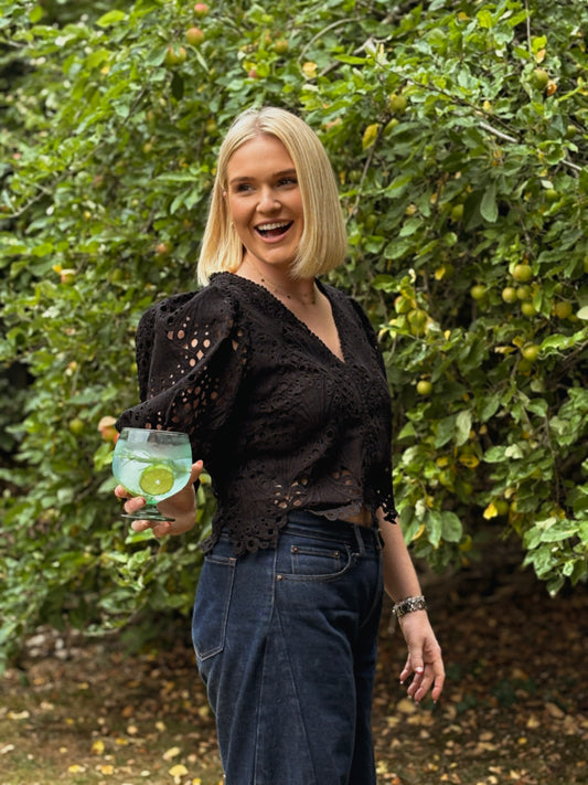 Lucy Lace Crop Blouse
