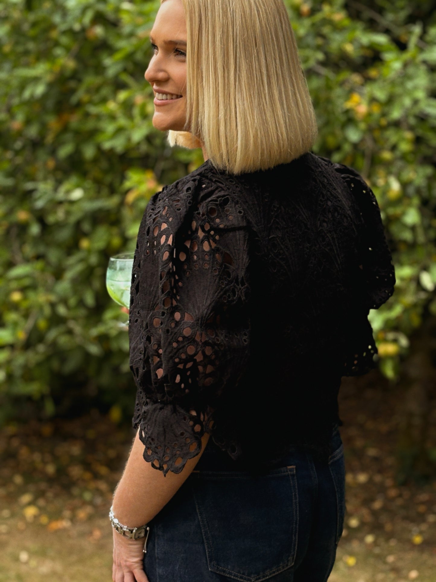 Lucy Lace Crop Blouse