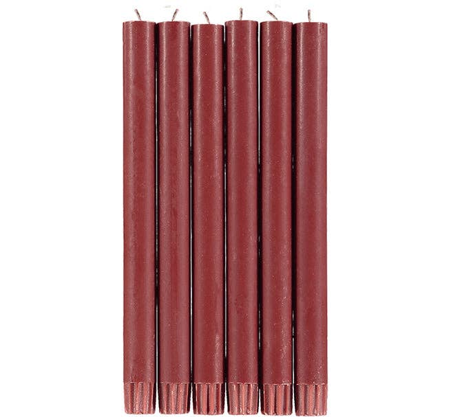 Guardsman Red Eco Dinner Candles, 6 per pack