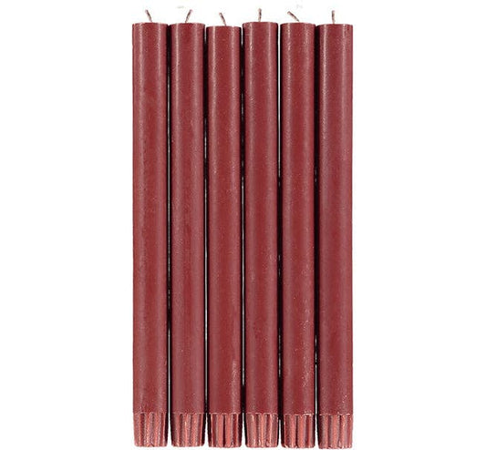 Guardsman Red Eco Dinner Candles, 6 per pack