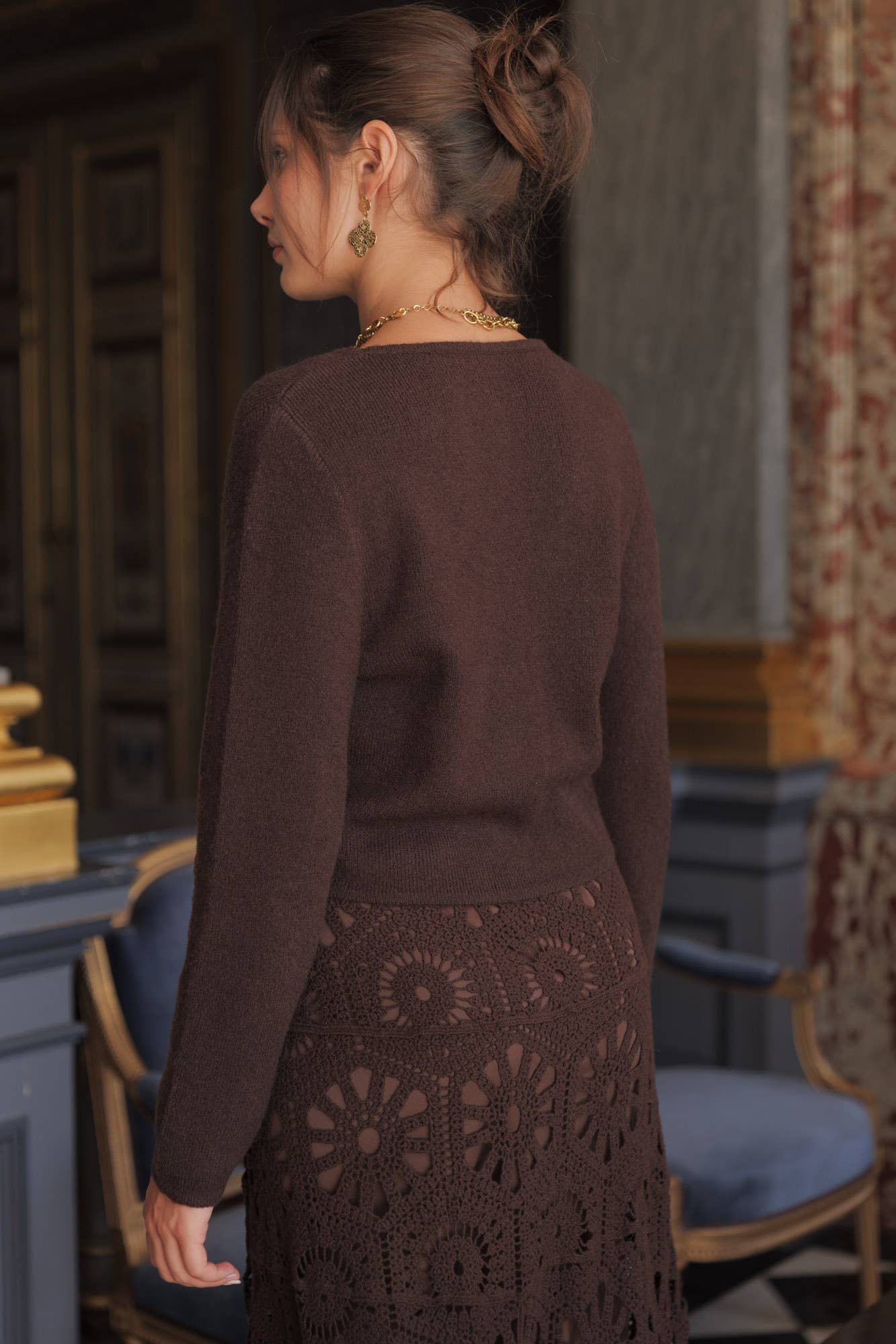 Mila V-neck Knitted Cardi