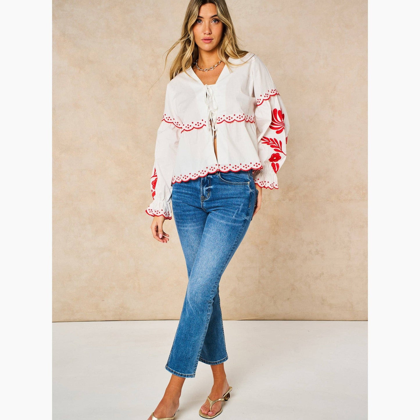 Alice tie Blouse
