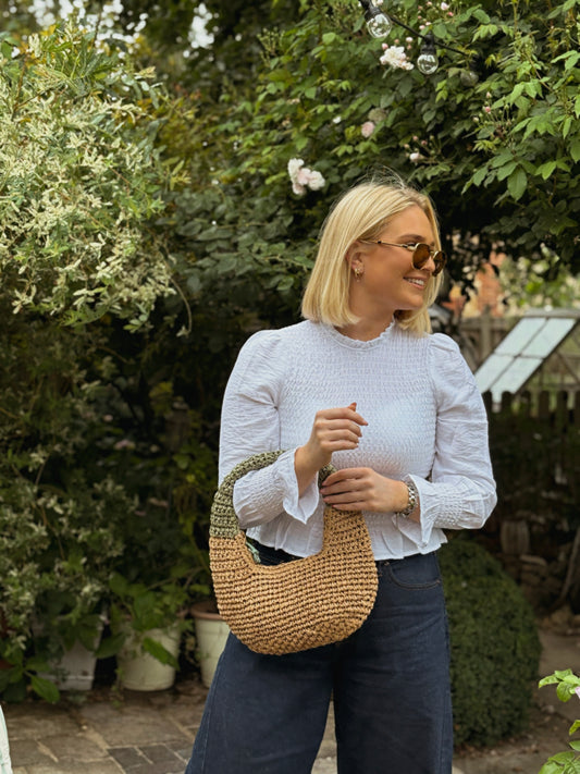 Straw Shoulder Bag