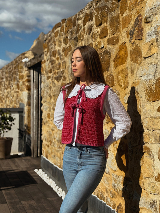Elena Pink Vest
