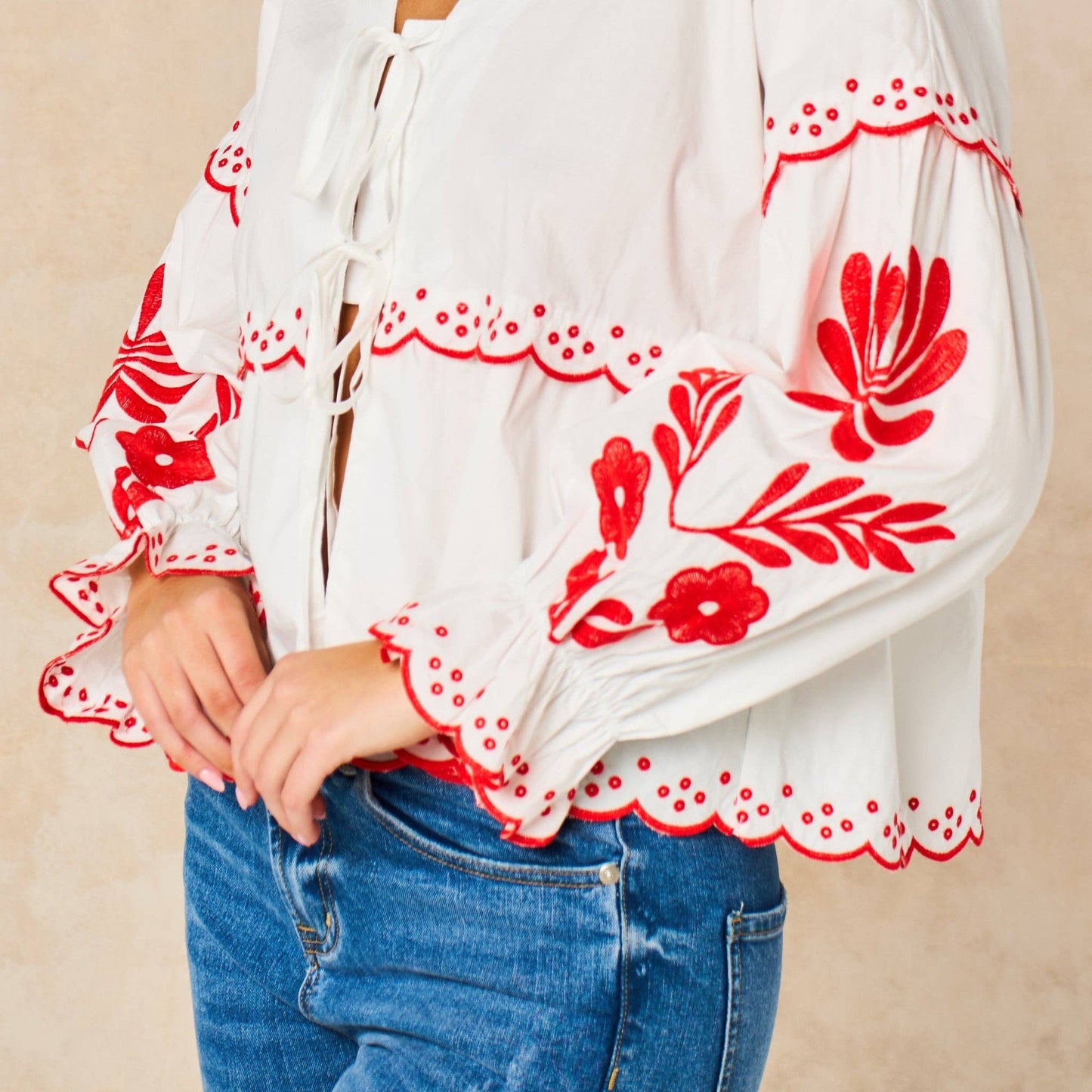 Alice tie Blouse