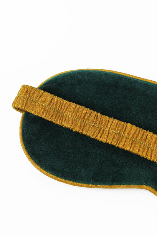 GREEN VELVET DREAMY SLEEP EYE MASK